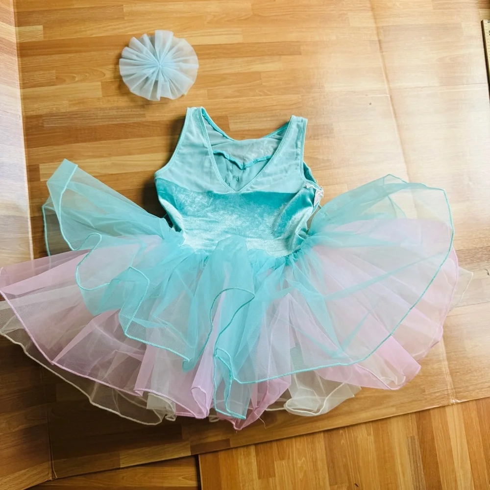 A wish come true dance outfit pastel tutu size 5/6